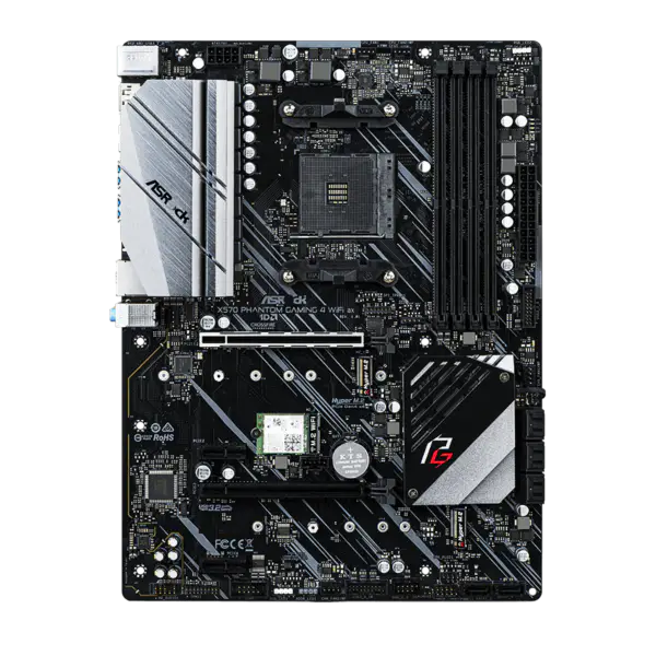 Μητρική πλακέτα AsRock Am4 Socket 2000 3000 4000 G-series 5000 και 5000 G-series Cpu X570 Phantom Gaming 4 Wifi Ax