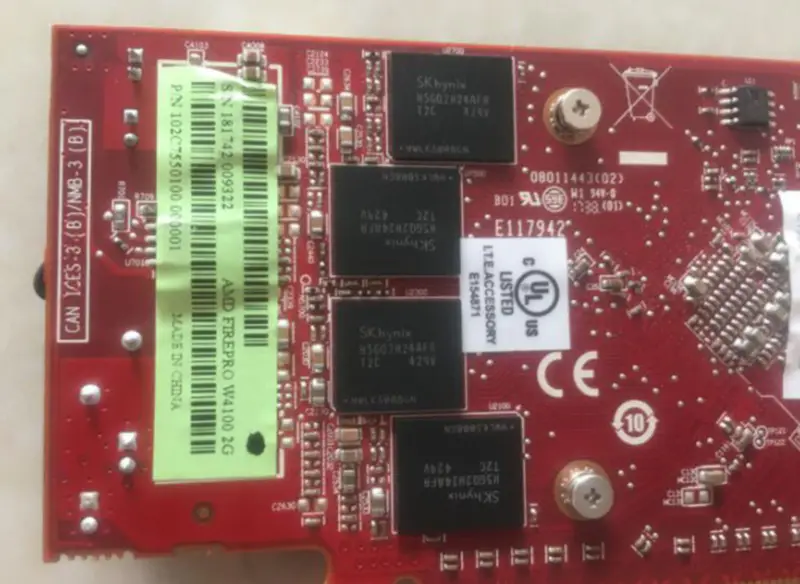 Επαγγελματική κάρτα γραφικών AMD FirePro W4100 2G DDR5
