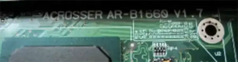 ACROSSER AR-B1660 V1.7 Μητρική πλακέτα βιομηχανικού εξοπλισμού