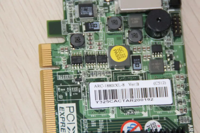 Areca ARC-1880 ARC1880IXL-8 VER:B Κάρτα RAID SAS SATA Κάρτα συστοιχίας SAS SATA