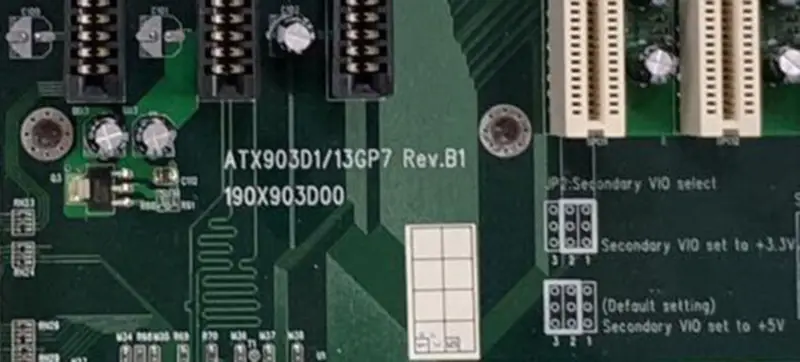 Βιομηχανική μητρική πλακέτα AXIOMTEK ATX903D1/13GP7 REV B1