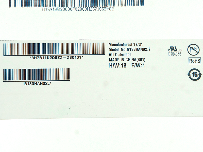 ΟΘΟΝΗ LCD 13,3 ιντσών B133HAN02.7 FHD ISP 30pin EDP 1920 * 1080