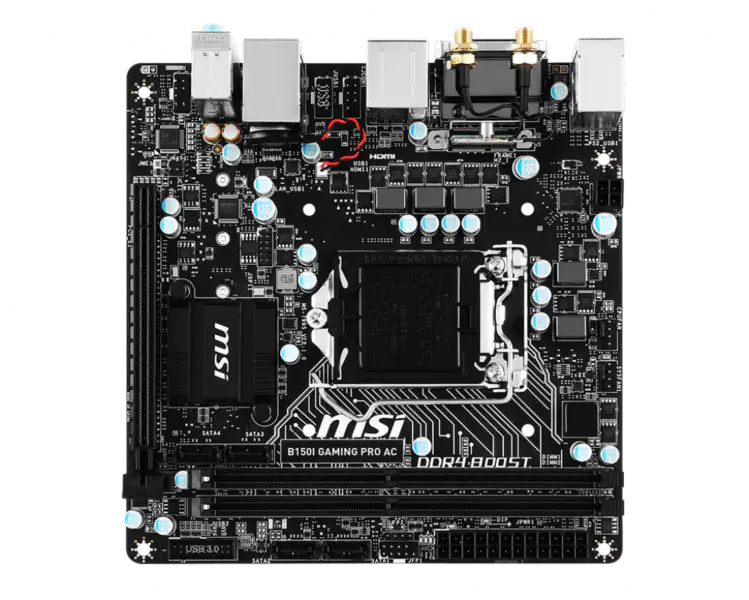 Μητρική κάρτα MSI B150I GAMING PRO AC LGA1151 DDR4 32G Mini-ATX