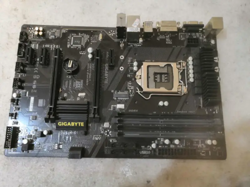 GIGABYTE GA-B250-D3A B250-D3A Μητρική πλακέτα επιτραπέζιων υπολογιστών B250M B250 Socket LGA1151 DDR4 5GPUS