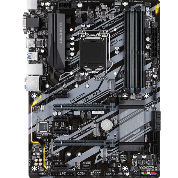 Μητρική κάρτα Gigabyte GA-B360 HD3 B360 Socket LGA 1151 DDR4 USB3.0 SATA3.0 υποστήριξη CPU G4900 I3 8100 I5 8400