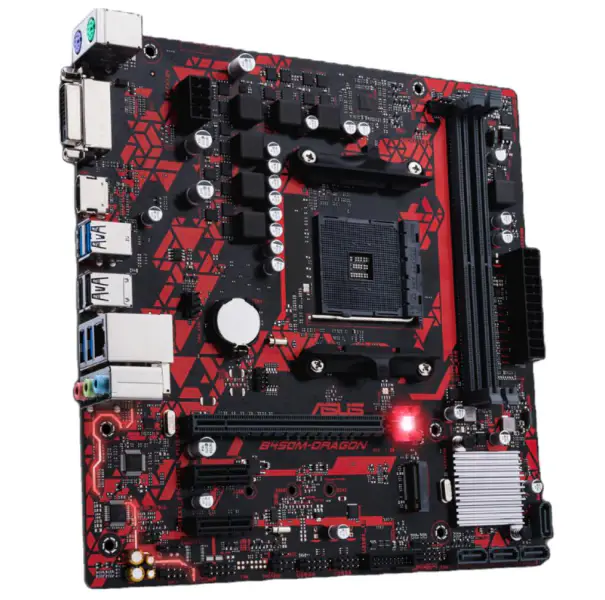Μητρική πλακέτα Asus B450M-DRAGON Υποστήριξη CPU AMD RYZEN R5 3600 CPU Επεξεργαστής AM4