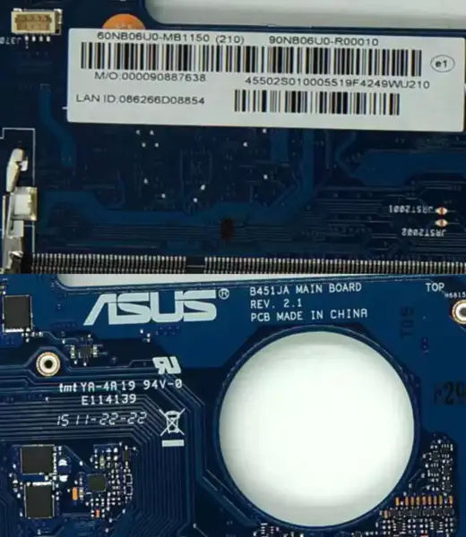 Μητρική πλακέτα ASUS B451J B451JA