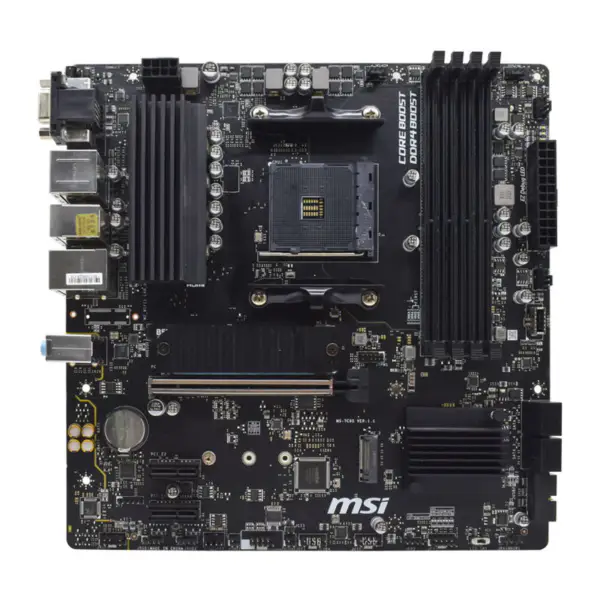 MSI B550M PRO-DASH Μητρική πλακέτα Socket AM4 DDR4 Υποστήριξη για 3ης γενιάς AMD Ryzen DDR4