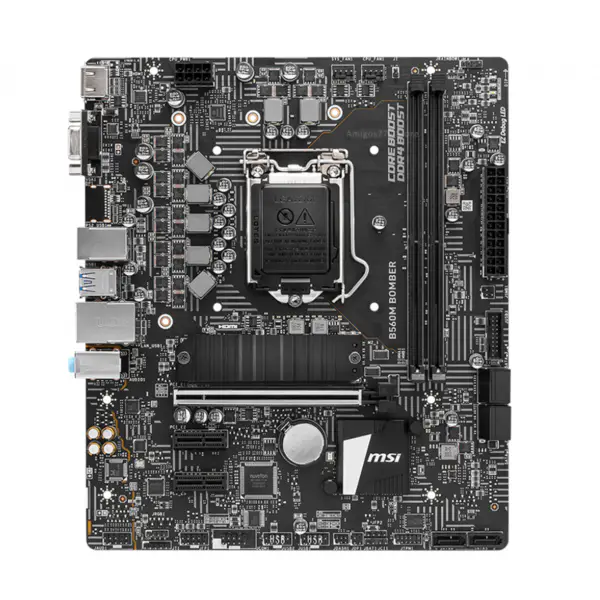 MSI B560M BOMBER Μητρική κάρτα LGA1200 B560 PCI-E 4.0 DDR4 64GB Intel 11TH Gen
