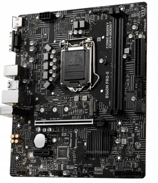 Μητρική κάρτα MSI B560M PRO-E 64GB PCI-E 4.0 M.2 SSD Overlocking VGA USB3.2 Desktop Intel B560