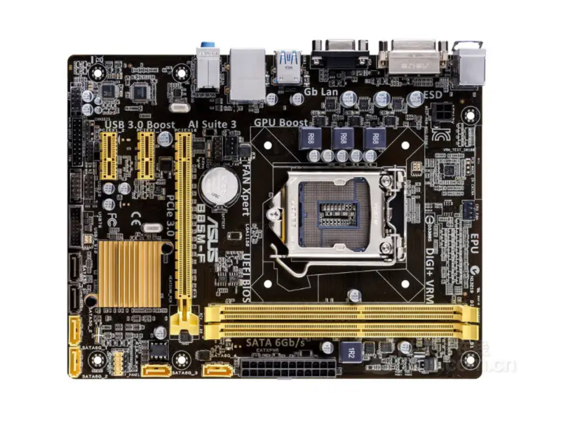 Asus B85M-F Μητρική πλακέτα επιτραπέζιων υπολογιστών B85 LGA 1150 i7 i5 i3 DDR3 16G SATA3 USB3.0 Micro-ATX