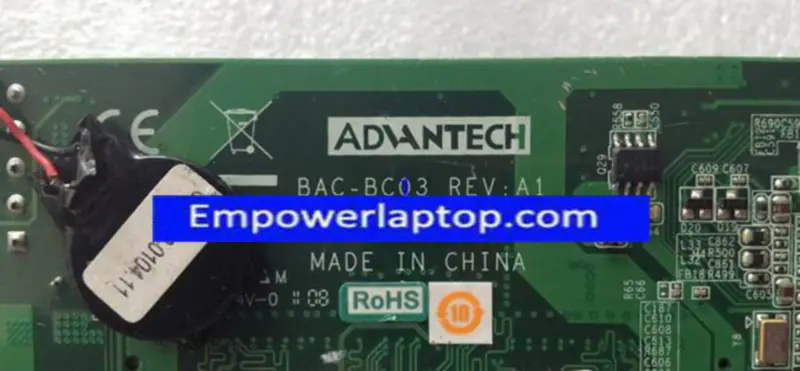 Βιομηχανική μητρική πλακέτα Advantech BAC-BC03 REV:A1