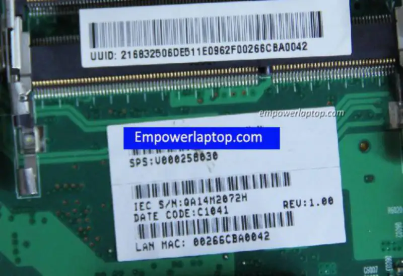 Μητρική πλακέτα Toshiba C605 V000258030 GL40