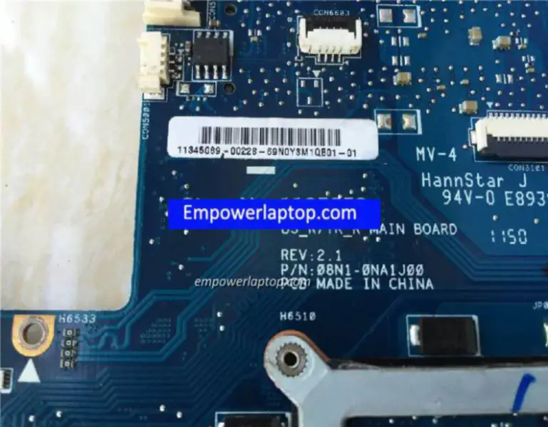 Toshiba C670 08N1-0NA1J00 Motherboard