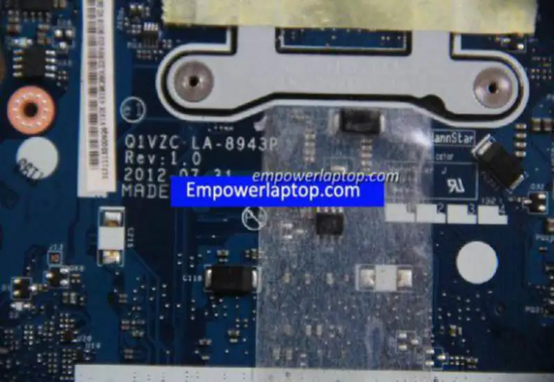 Acer Chromebook C710 Q1VZC LA-8943P NBSH711001 Motherboard