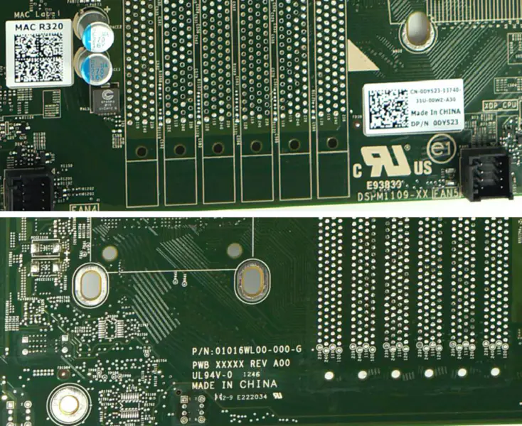 Μητρική πλακέτα διακομιστή Dell 0DY523 DY523 CN-0DY523 για PowerEdge R320