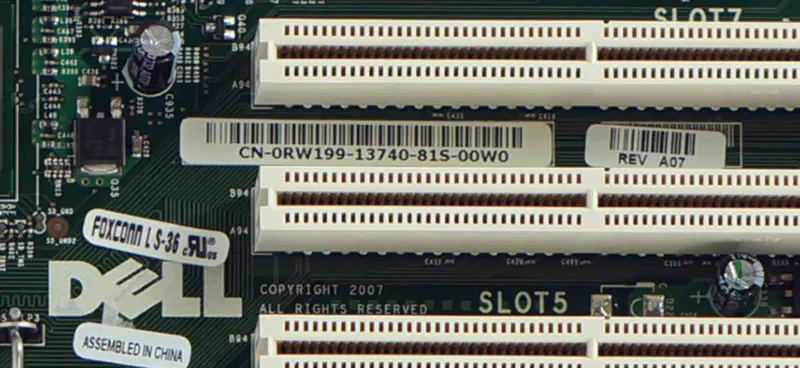 Μητρική πλακέτα σταθμού εργασίας Dell RW199 0RW199 CN-0RW199 T7400