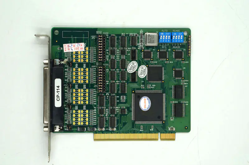 Moxa PCI Serial Cards CP-114 Βιομηχανική μητρική κάρτα 4 θυρών RS-232/422/485