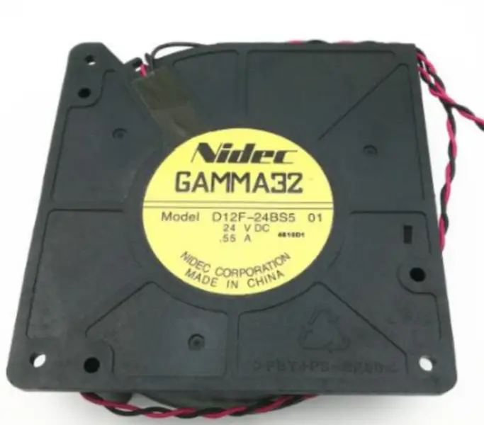 Ανεμιστήρας Nidec GAMMA32 D12F-24BS5 01 24V DC 0.55A κατασκευασμένος στην Κίνα