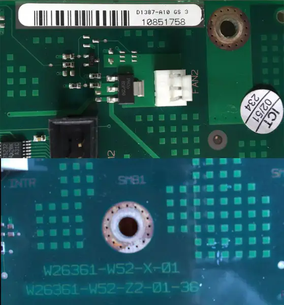 Βιομηχανική μητρική πλακέτα SIEMENS D1387-A10 GS 3 W26361-W52-X-01 W26361-W52-Z2-01-36