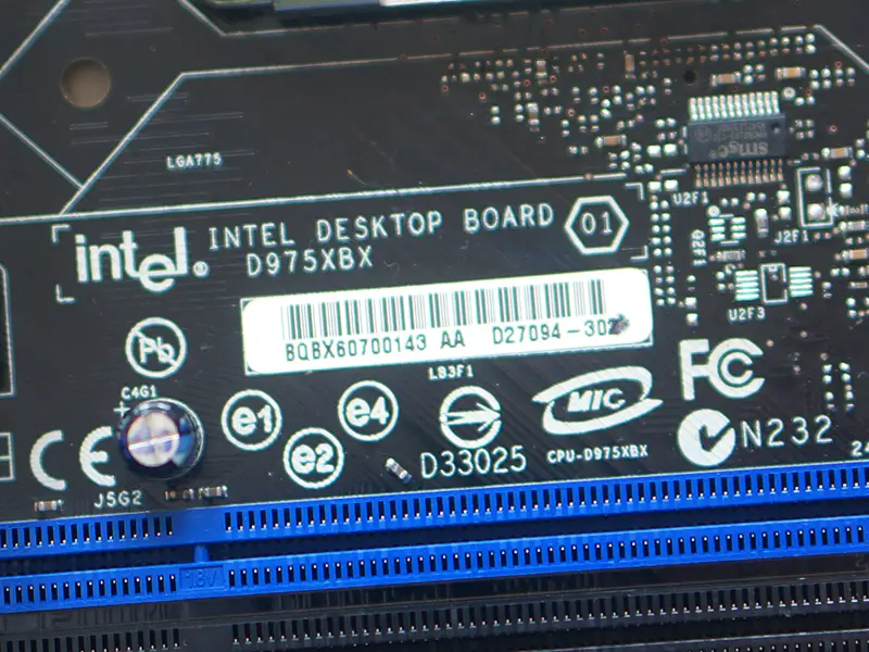 Μητρική πλακέτα Intel D975XBX
