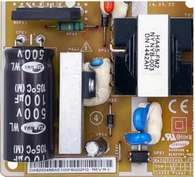 Samsung Refrigerator Control Board DA92-00486A