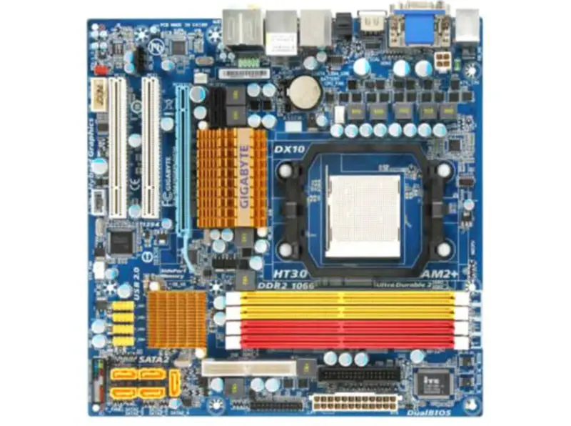 Μητρική πλακέτα γραφείου Gigabyte GA-MA78GPM-DS2H DDR2 SATA II για επιτραπέζιους υπολογιστές