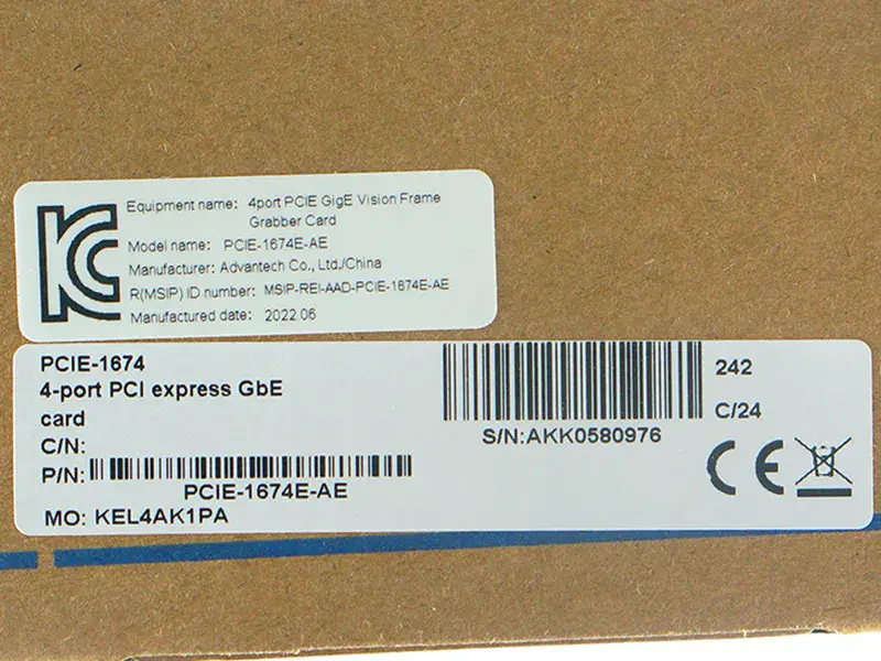 Κάρτα Advantech PCIE-1674E-AE Grabber Card