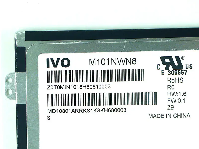 Πίνακας οθόνης LCD Lenovo M101NWN8 R0 N101BGE-L31 B101XTN01.1