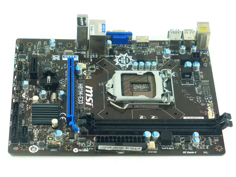 MSI H81M-E33 Μητρική κάρτα LGA 1150 Intel H81 DDR3 Micro ATX
