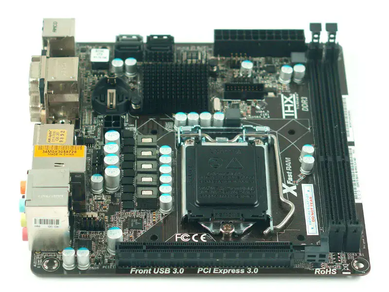 Μητρική πλακέτα Asrock B75M-ITX LGA1155 i3 i5 i7 DDR3 16G