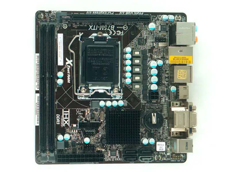 Μητρική πλακέτα Asrock B75M-ITX LGA1155 i3 i5 i7 DDR3 16G
