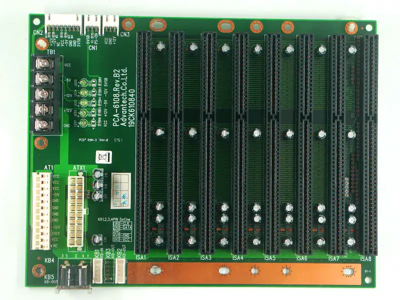 Advantech IPC-6608 PCA-6108 Rev.B2 Βιομηχανική πλακέτα 8 υποδοχών