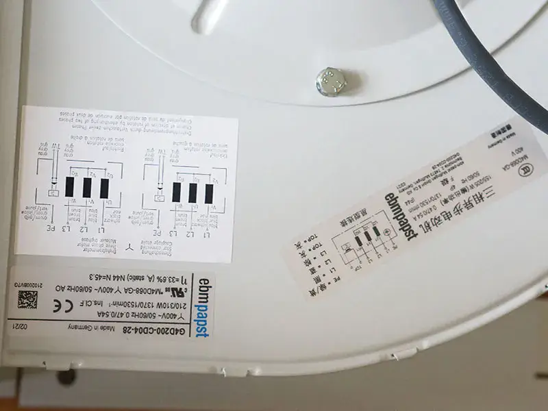 Ebmpapst G4D200-CD04-24 G4D200-CD04-28 Ανεμιστήρας