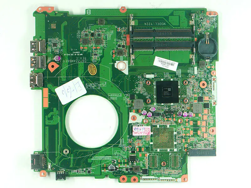Μητρική πλακέτα HP 809988-001 809988-501 809988-601 DAY22AMB6E0 E1-6010U DDR3