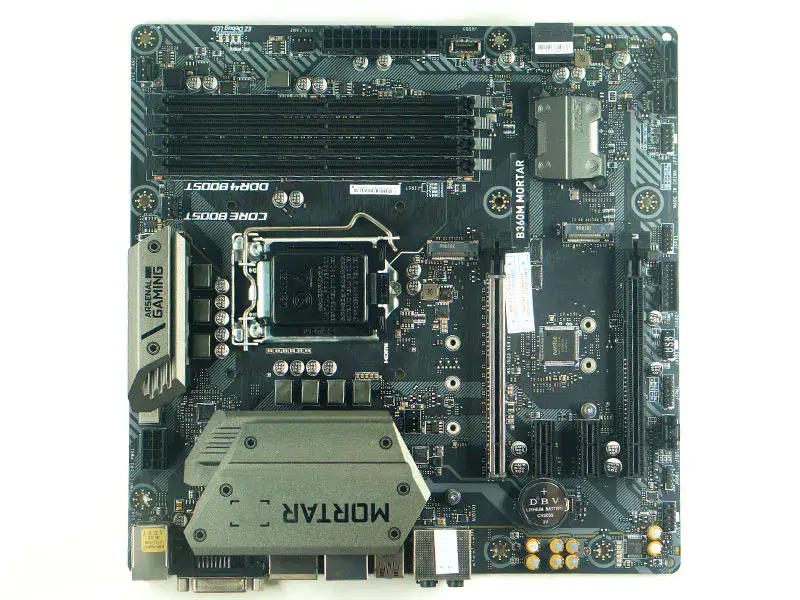 Μητρική κάρτα MSI B360M MORTAR Micro-ATX για Intel B360 DDR4 M.2 USB3.1 Gen2 TYPEC 64G 1151 CPU