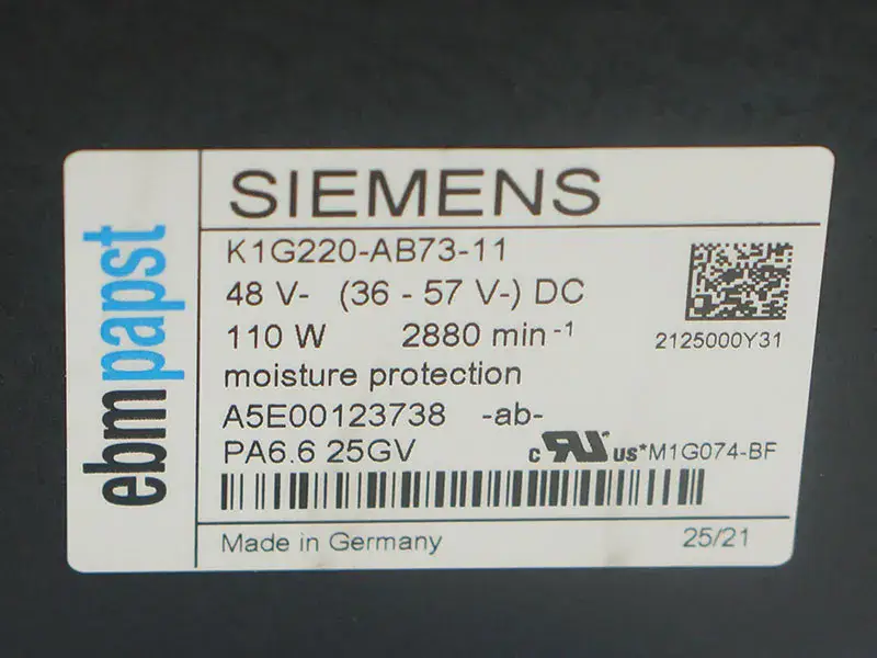 Ανεμιστήρας Ebmpapst K1G220-AB73-11