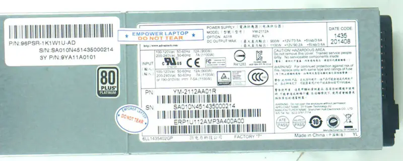 Advantech YM-2112A YM-2112AA01R Τροφοδοτικό τροφοδοσίας