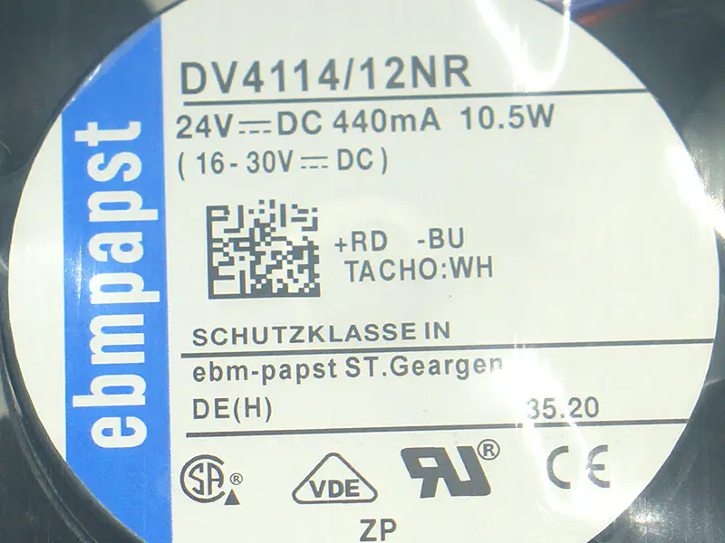 Ανεμιστήρας Ebmpapst DV4114/12NR