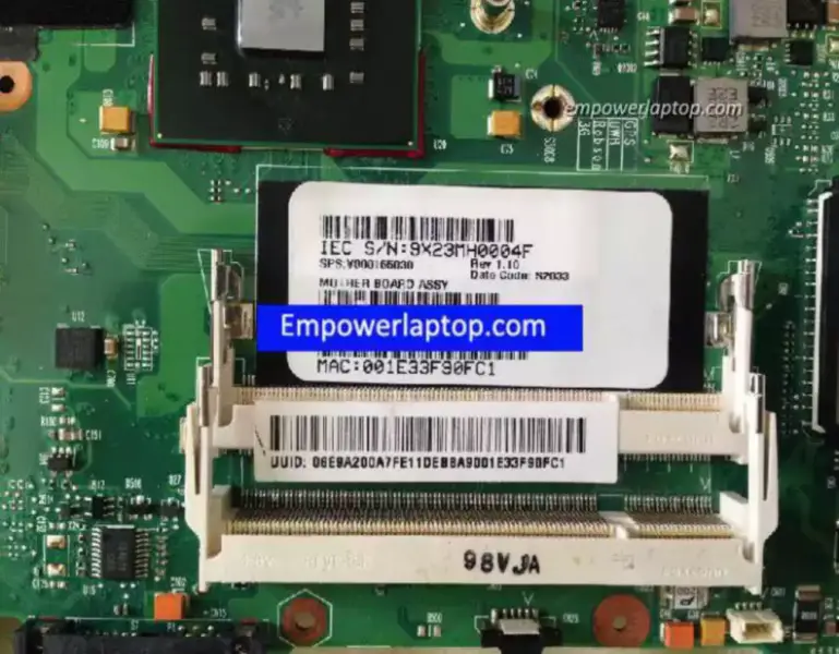 Μητρική πλακέτα Toshiba satellite E105 GM45 6050A2218301-MB-A03