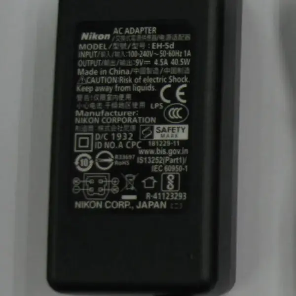Nikon EH-5D AC Adapter