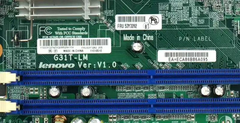Μητρική πλακέτα Lenovo G31T-LM V1.0 T4900V M6900 45C2882 53Y3282
