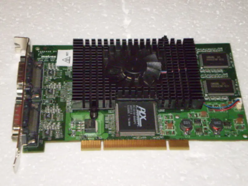 Επαγγελματική κάρτα γραφικών MATROX G450MMS PCI 128M πολλαπλών οθονών