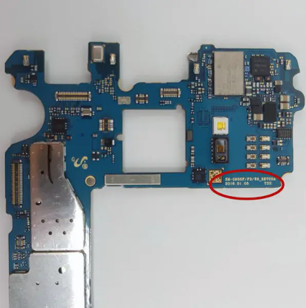 Samsung Galaxy S7 Edge SM-G935W8 Μητρική πλακέτα ξεκλείδωτη 32G