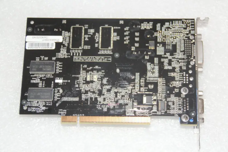 GeForce Original GA-5200X/PCI 128M DVI VGA Κάρτα γραφικών Κάρτα βίντεο GeForce Original GA-5200X/PCI 128M DVI VGA