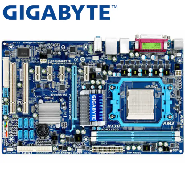Gigabyte GA-MA770-ES3 Μητρική πλακέτα 770 Socket AM3 για Phenom II/Athlon II DDR2 8G