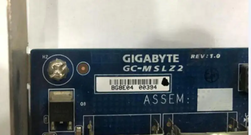 Gigabyte GC-MSLZ2 Κάρτα RAID SAS2008 6GB SAS RAID 0/1/1E/10 υποστήριξη 4T 6T 8T