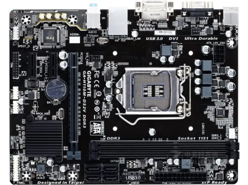Μητρική κάρτα Gigabyte H110M-DS2V DDR3 LGA1151/M-ATX