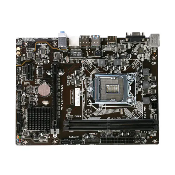 Πολύχρωμη μητρική πλακέτα H110M-T DDR4 H110 LGA1151 32G M-ATX
