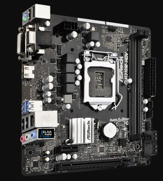 Μητρική πλακέτα ASROCK H310M-HDV H310 Socket LGA1151 DDR3 SATA3 USB3.0